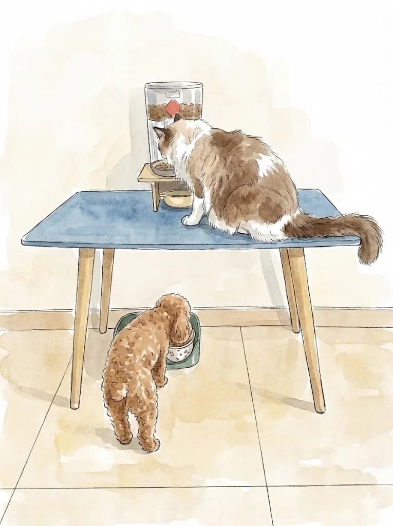 how stop your dog eating cat food 0003